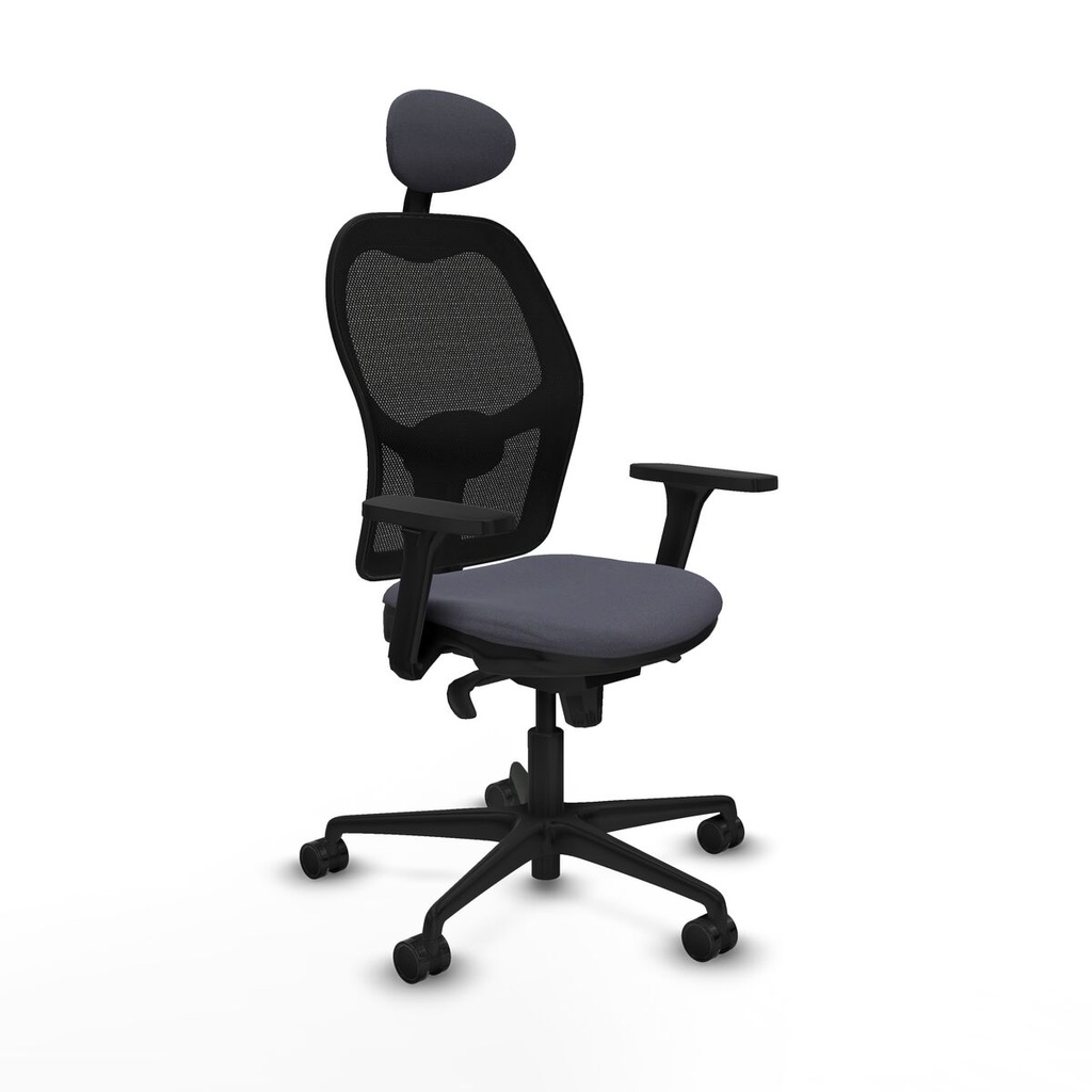 Office Chair with Headrest Jorquera Piqueras y Crespo 3D036N1 Dark grey