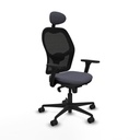 Office Chair with Headrest Jorquera Piqueras y Crespo 3D036N1 Dark grey
