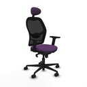 Silla de Oficina con Cabecero Jorquera Piqueras y Crespo 2D036N1 Morado
