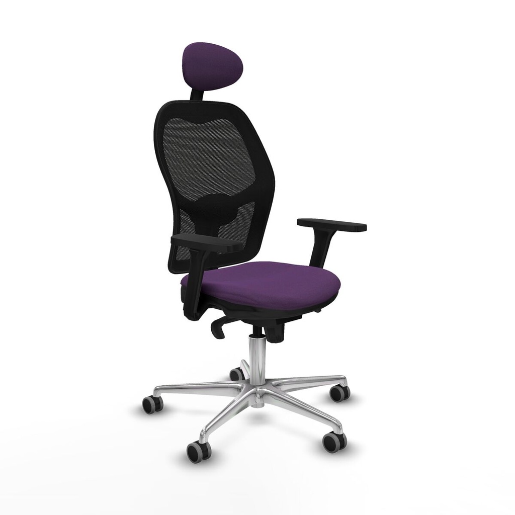 Office Chair with Headrest Jorquera Piqueras y Crespo 3D086G1 Purple