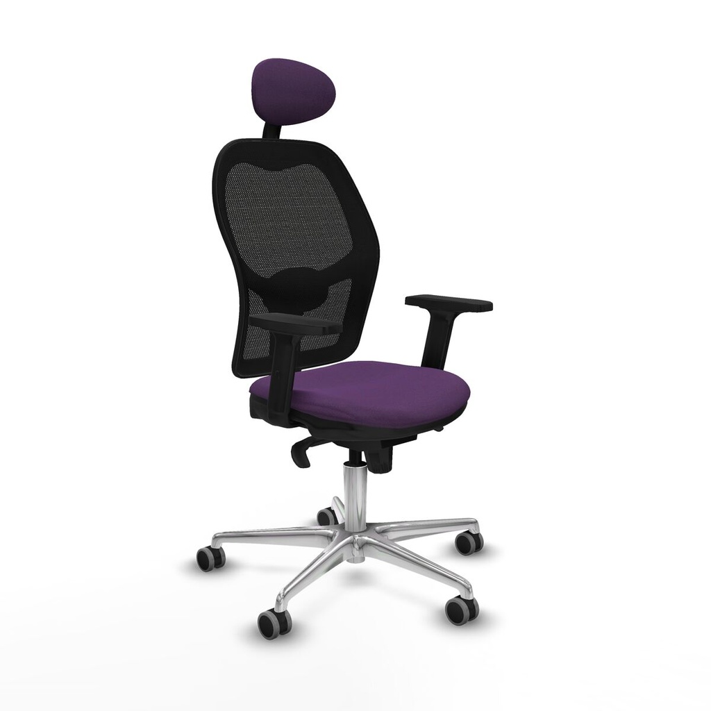 Silla de Oficina con Cabecero Jorquera Piqueras y Crespo 2D086G1 Morado