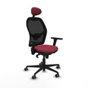 Office Chair with Headrest Jorquera Piqueras y Crespo 3D036G1 Maroon