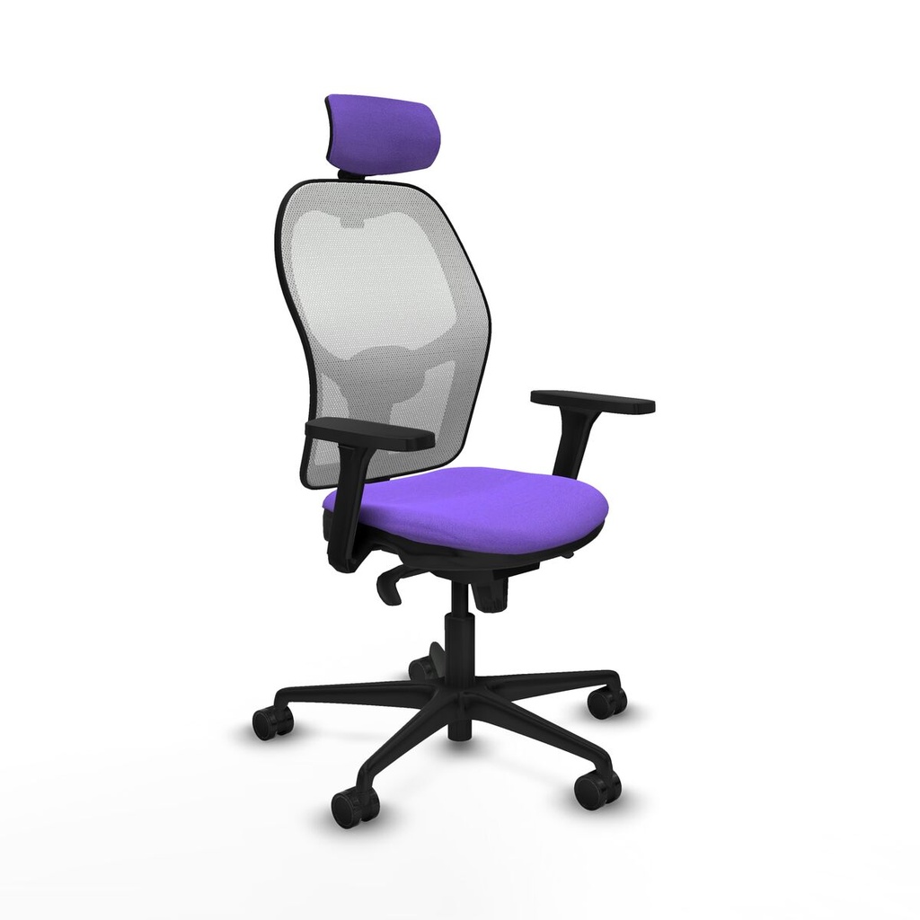 Office Chair with Headrest Jorquera Piqueras y Crespo 3D036N2 Lilac