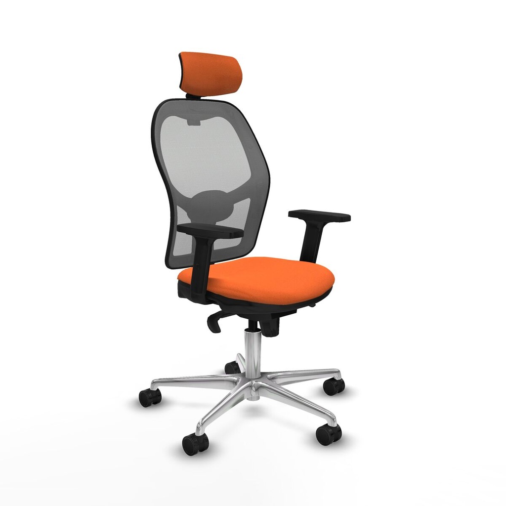 Office Chair with Headrest Jorquera Piqueras y Crespo 2D086N2 Orange