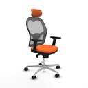 Silla de Oficina con Cabecero Jorquera Piqueras y Crespo 2D086N2 Naranja