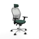 Silla de Oficina con Cabecero Jorquera Piqueras y Crespo 3D086N2 Verde