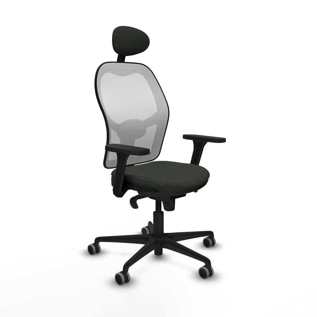 Silla de Oficina con Cabecero Jorquera Piqueras y Crespo 3D036G1 Negro