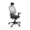 Silla de Oficina con Cabecero Jorquera Piqueras y Crespo 3D036G1 Negro