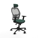 Silla de Oficina con Cabecero Jorquera Piqueras y Crespo 2D036N2 Verde
