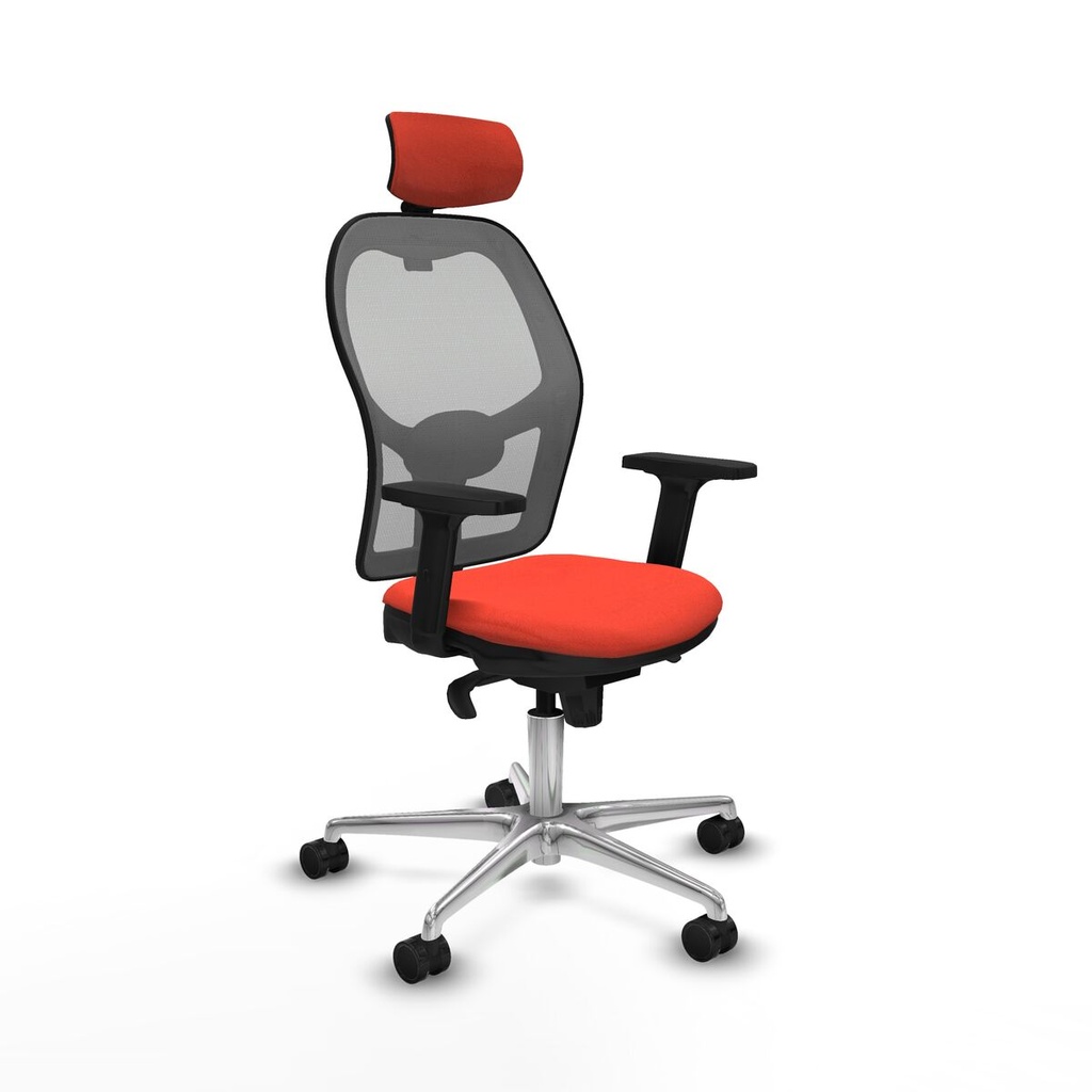 Office Chair with Headrest Jorquera Piqueras y Crespo 2D086N2 Dark Orange