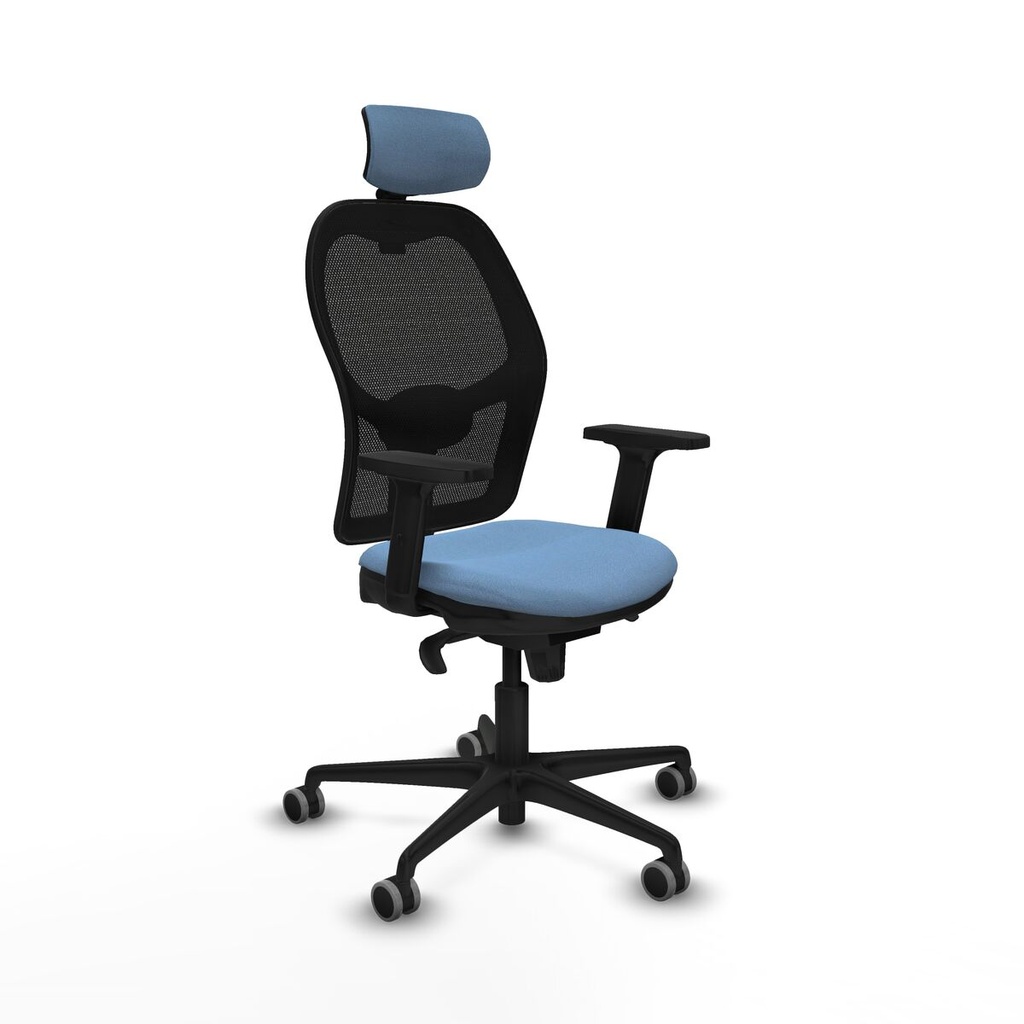 Office Chair with Headrest Jorquera Piqueras y Crespo 2D036G2 Sky blue