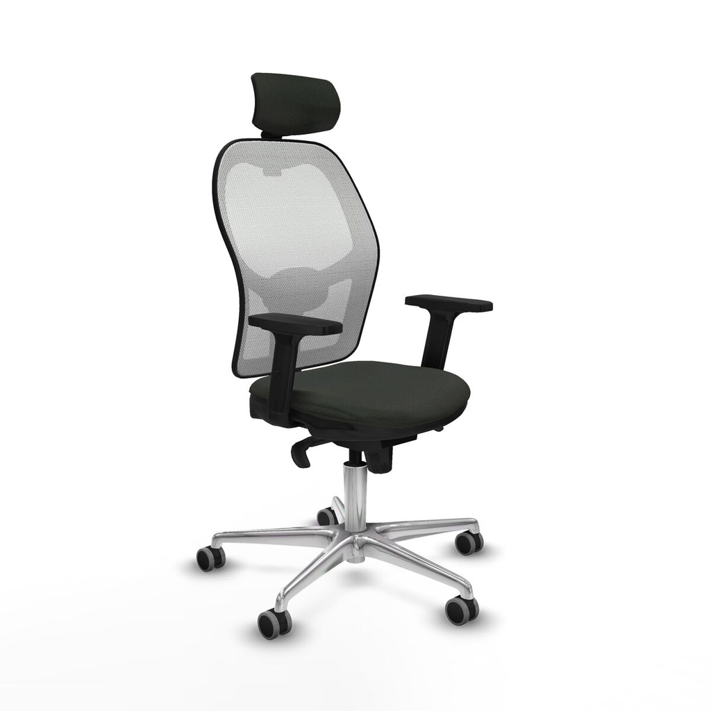 Office Chair with Headrest Jorquera Piqueras y Crespo 2D086G2 Black