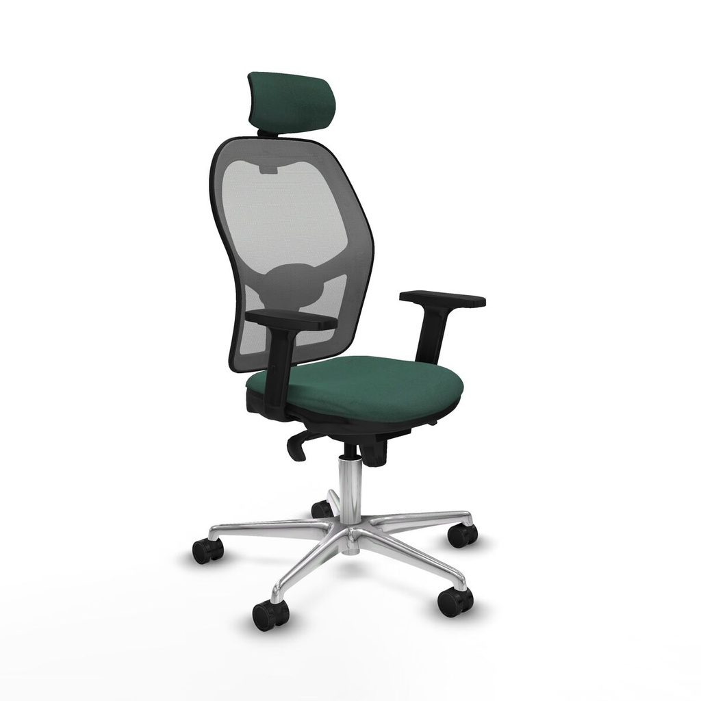 Office Chair with Headrest Jorquera Piqueras y Crespo 2D086N2 Green