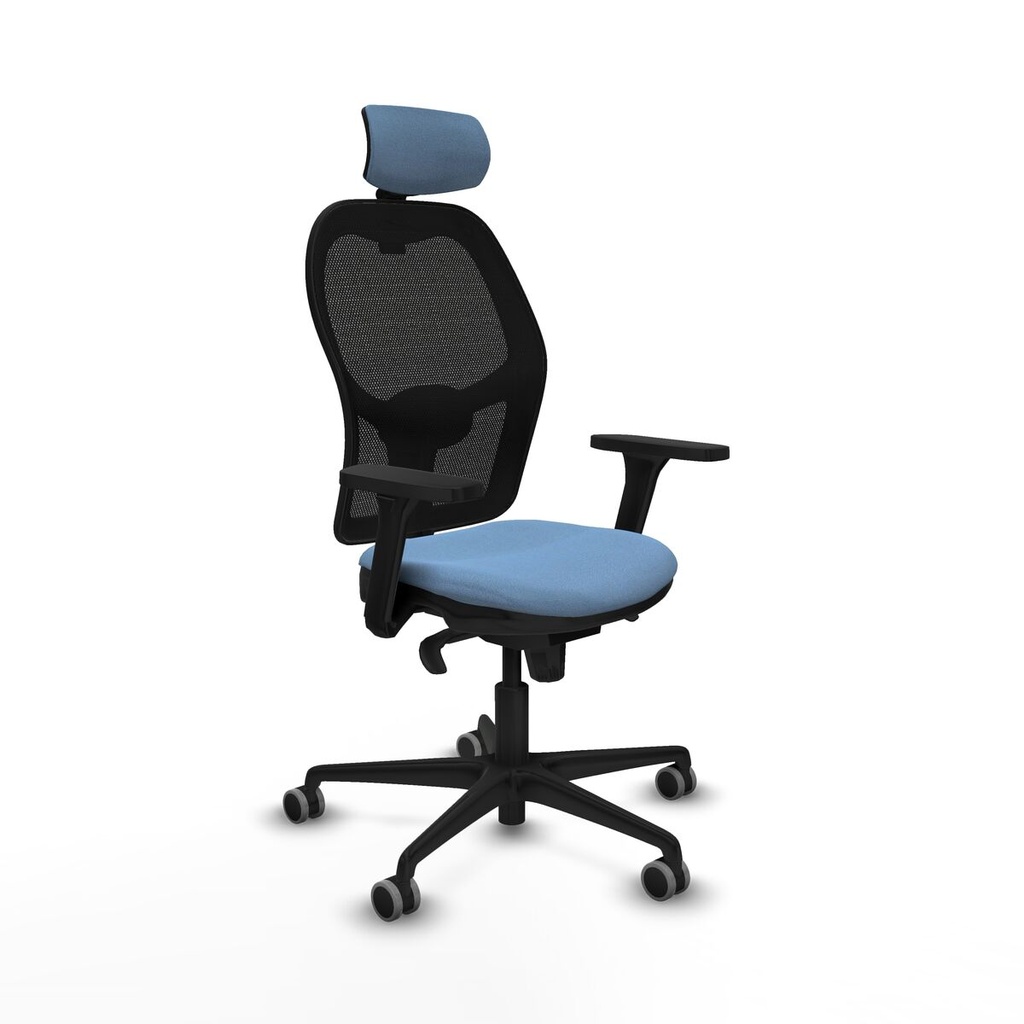 Office Chair with Headrest Jorquera Piqueras y Crespo 3D036G2 Sky blue