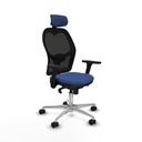Silla de Oficina con Cabecero Jorquera Piqueras y Crespo 3D086N2 Azul marino