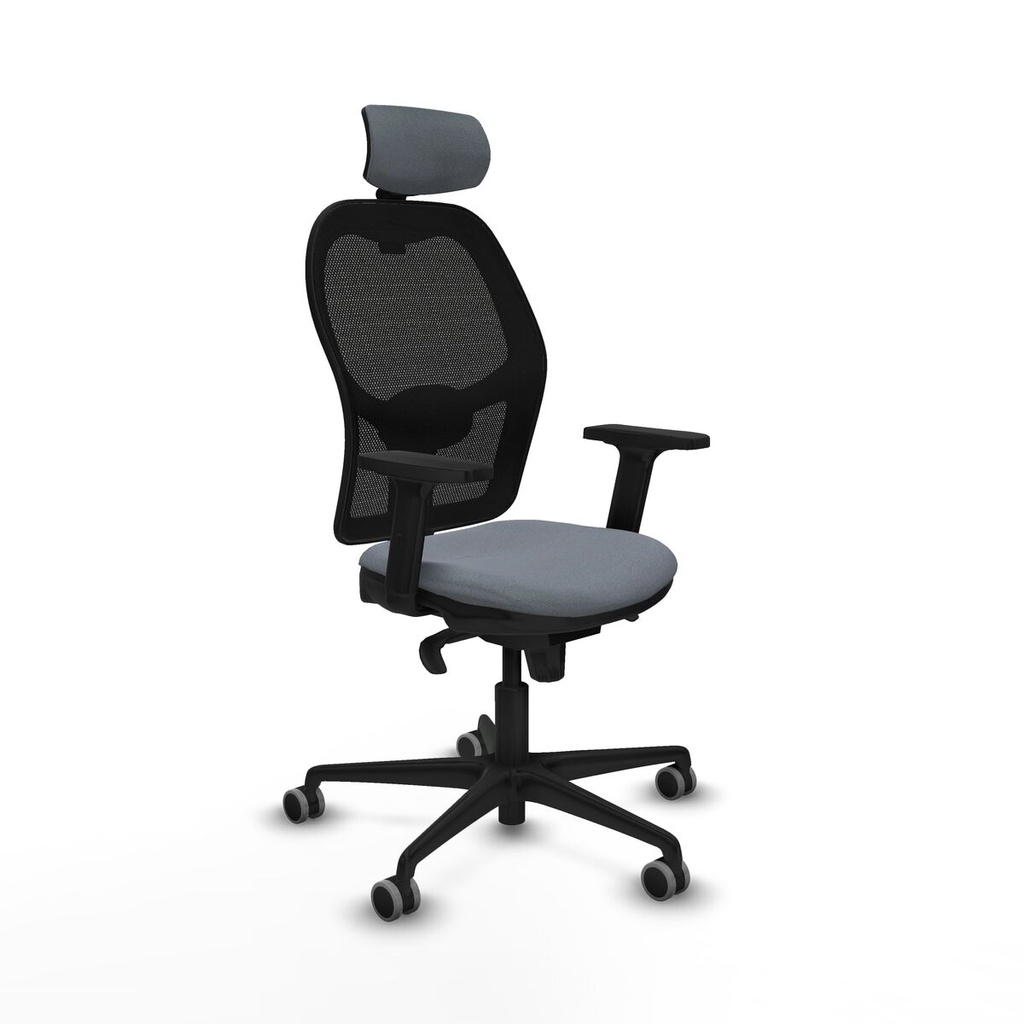 Office Chair with Headrest Jorquera Piqueras y Crespo 2D036G2 Grey