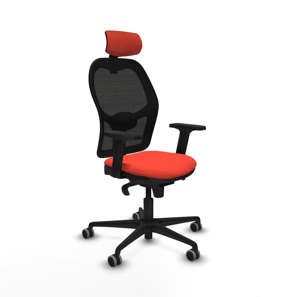Office Chair with Headrest Jorquera Piqueras y Crespo 2D036G2 Dark Orange