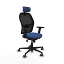 Silla de Oficina con Cabecero Jorquera Piqueras y Crespo 2D036G2 Azul marino
