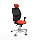 Office Chair with Headrest Jorquera Piqueras y Crespo 2D086G2 Dark Orange