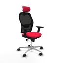 Silla de Oficina con Cabecero Jorquera Piqueras y Crespo 2D086N2 Rojo