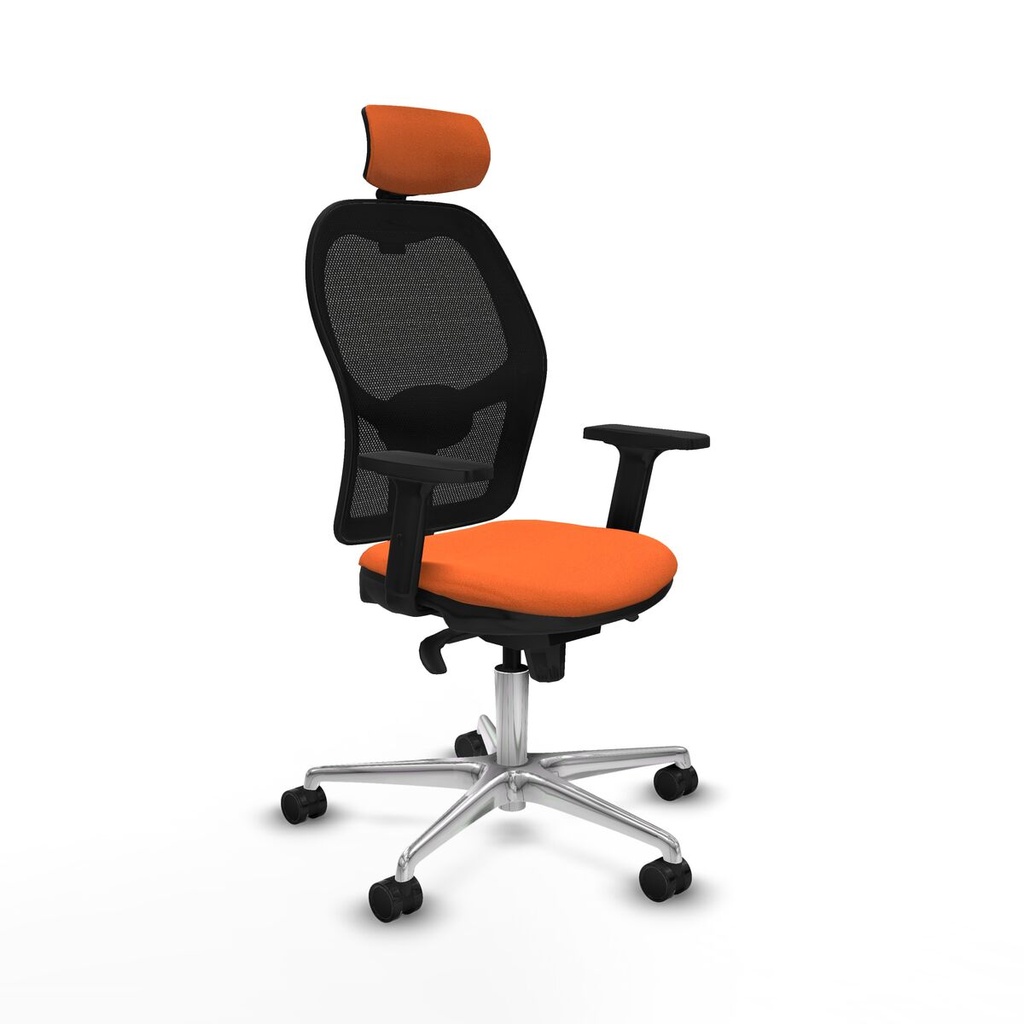Silla de Oficina con Cabecero Jorquera Piqueras y Crespo 2D086N2 Naranja