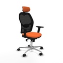 Office Chair with Headrest Jorquera Piqueras y Crespo 2D086N2 Orange