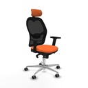 Office Chair with Headrest Jorquera Piqueras y Crespo 2D086G2 Orange