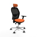 Silla de Oficina con Cabecero Jorquera Piqueras y Crespo 3D086G2 Naranja