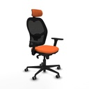 Silla de Oficina con Cabecero Jorquera Piqueras y Crespo 3D036G2 Naranja