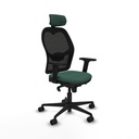 Office Chair with Headrest Jorquera Piqueras y Crespo 2D036N2 Green