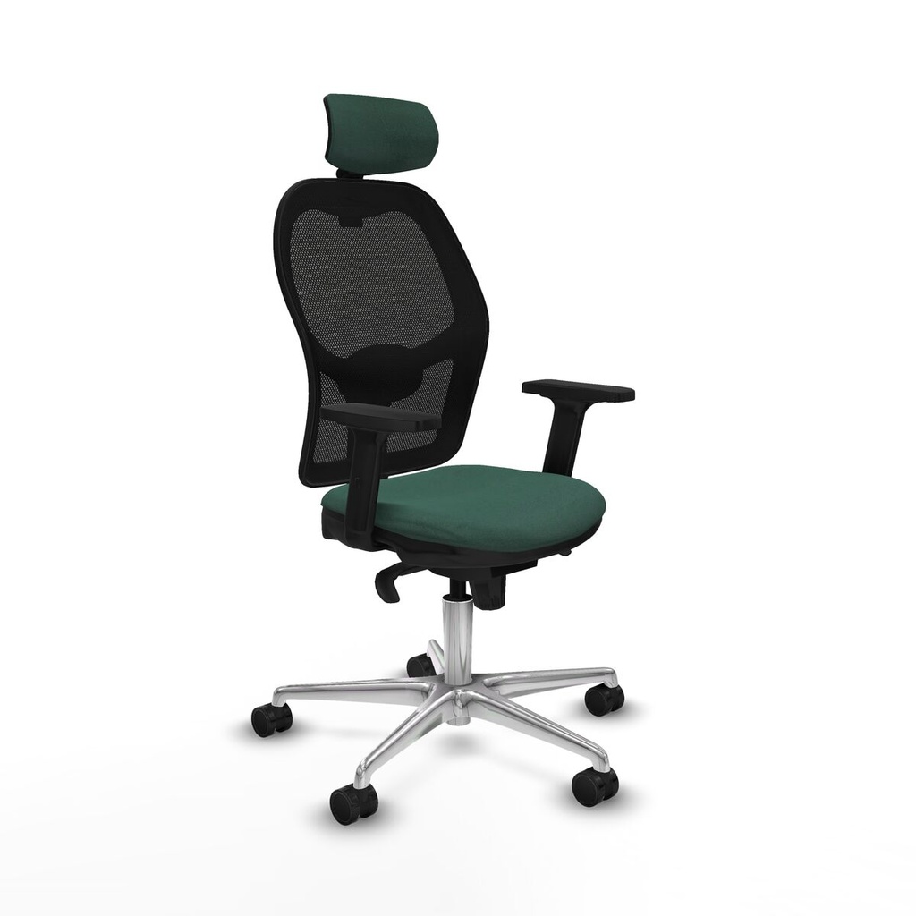 Office Chair with Headrest Jorquera Piqueras y Crespo 2D086N2 Green