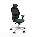 Silla de Oficina con Cabecero Jorquera Piqueras y Crespo 2D086N2 Verde