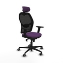 Silla de Oficina con Cabecero Jorquera Piqueras y Crespo 2D036G2 Morado