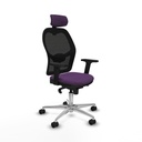 Office Chair with Headrest Jorquera Piqueras y Crespo 2D086N2 Purple