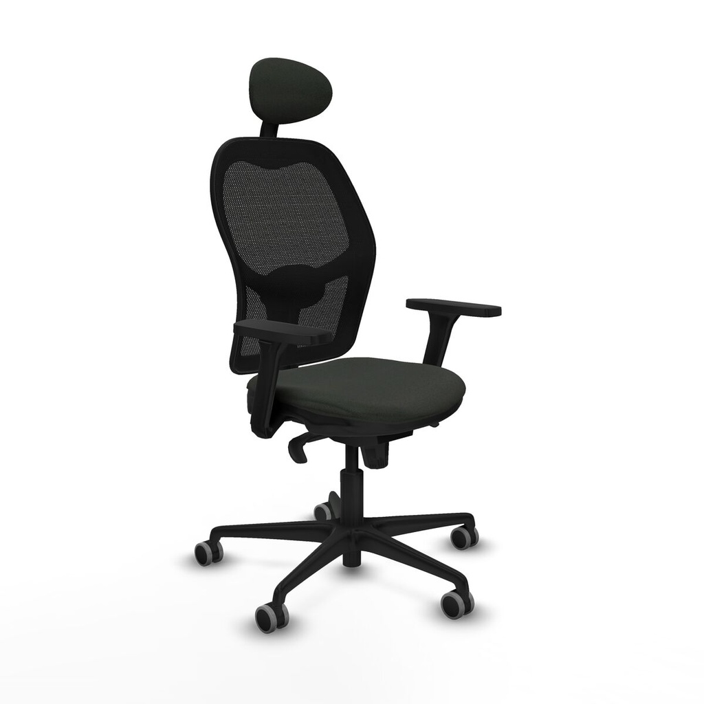 Office Chair with Headrest Jorquera Piqueras y Crespo 3D036G1 Black