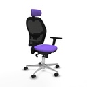 Office Chair with Headrest Jorquera Piqueras y Crespo 3D086N2 Lilac