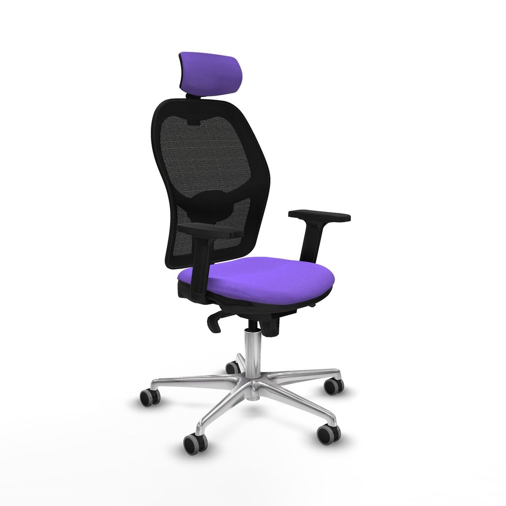 Office Chair with Headrest Jorquera Piqueras y Crespo 2D086G2 Lilac