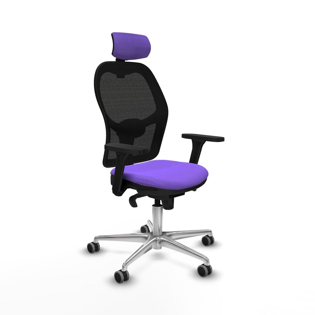 Office Chair with Headrest Jorquera Piqueras y Crespo 3D086G2 Lilac