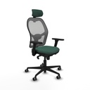 Silla de Oficina con Cabecero Jorquera Piqueras y Crespo 3D036G2 Verde