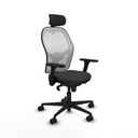 Office Chair with Headrest Jorquera Piqueras y Crespo 3D036N2 Black