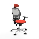 Silla de Oficina con Cabecero Jorquera Piqueras y Crespo 3D086N2 Naranja Oscuro