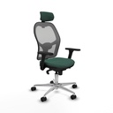 Silla de Oficina con Cabecero Jorquera Piqueras y Crespo 3D086N2 Verde