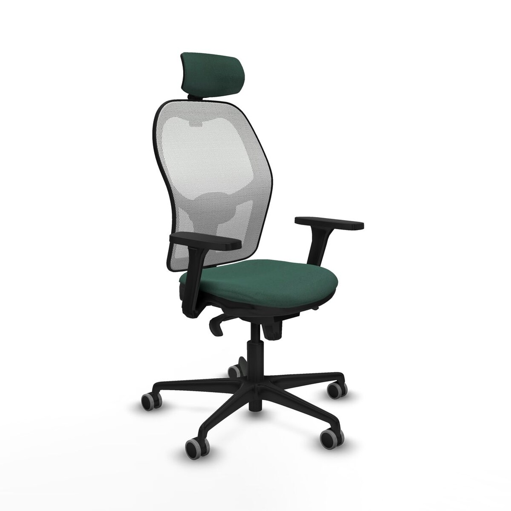 Silla de Oficina con Cabecero Jorquera Piqueras y Crespo 3D036G2 Verde