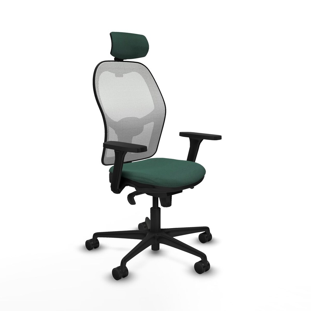 Silla de Oficina con Cabecero Jorquera Piqueras y Crespo 3D036N2 Verde