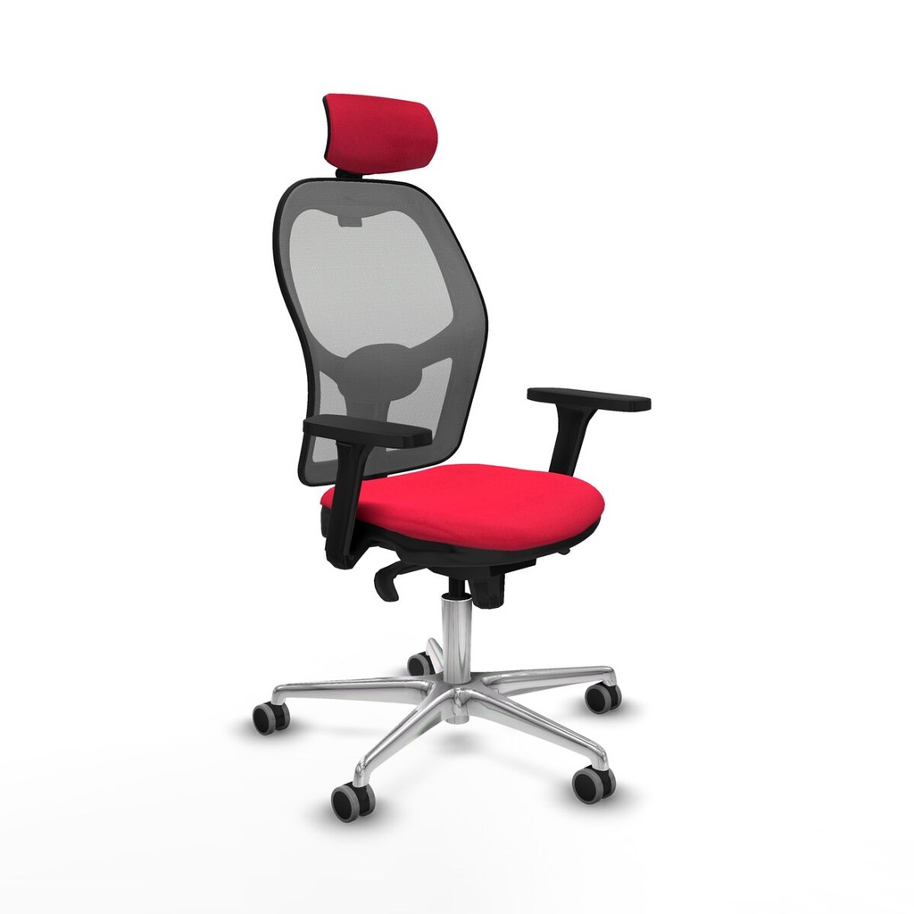 Silla de Oficina con Cabecero Jorquera Piqueras y Crespo 3D086G2 Rojo