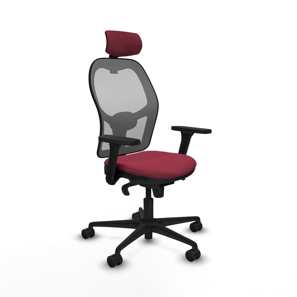 Office Chair with Headrest Jorquera Piqueras y Crespo 3D036N2 Maroon