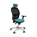 Office Chair with Headrest Jorquera Piqueras y Crespo 3D086G2 Turquoise
