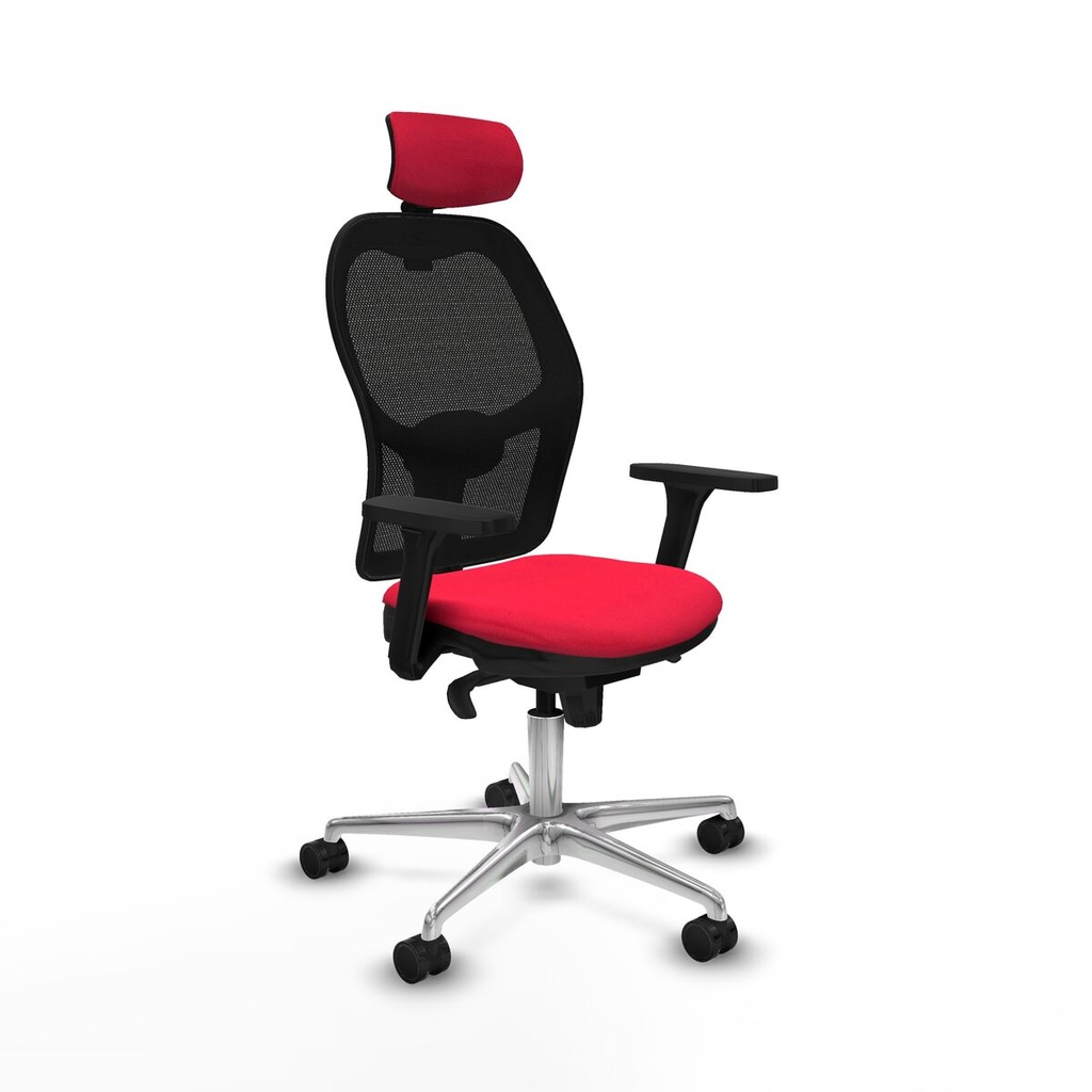 Silla de Oficina con Cabecero Jorquera Piqueras y Crespo 3D086N2 Rojo