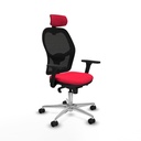 Silla de Oficina con Cabecero Jorquera Piqueras y Crespo 3D086N2 Rojo