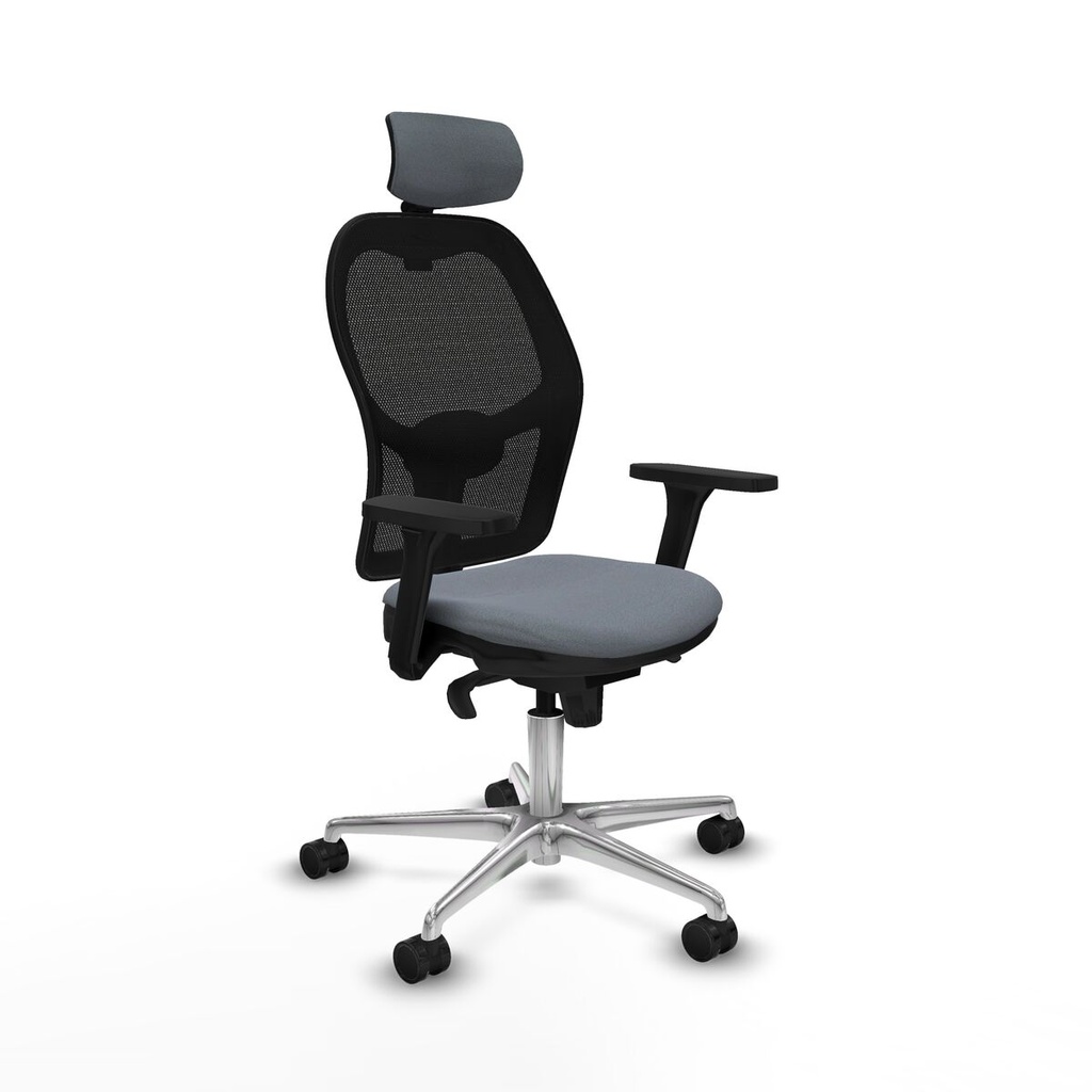 Office Chair with Headrest Jorquera Piqueras y Crespo 3D086N2 Grey